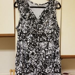 Sleeveless blouse...